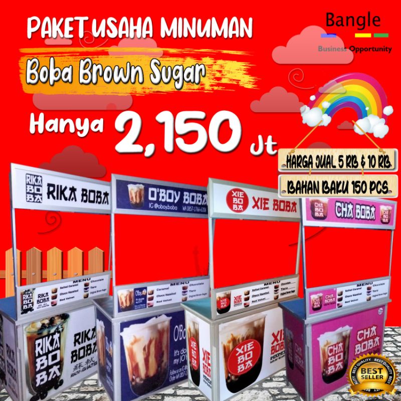 Jual Franchise Minuman Paket Usaha Boba Brown Sugar Milk Tea Shopee Indonesia