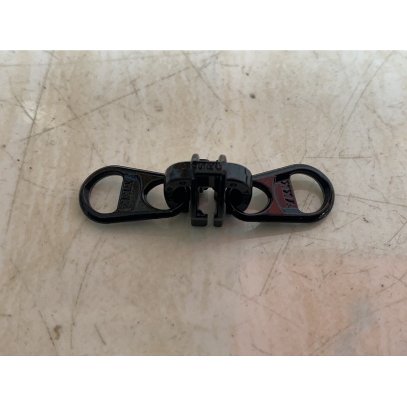 Kepala Resleting / Slider Resleting dobel dua tarikan  merk YKK Untuk daun gigi Coil No 5