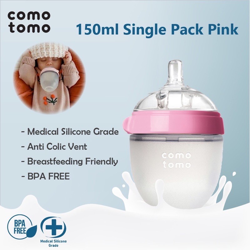 Botol Susu Comotomo Milk Bottle Silicone Original 150ml 250ml