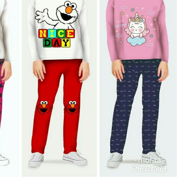 ➩ Baju Tidur Kaos Anak Perempuan Umur 3-12 Tahun / Setelan Baju Tidur Anak Cewek / Baju Anak Perempu