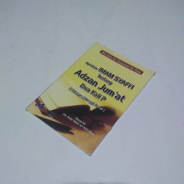 Apa Kata Imam Syafii tentang Adzan Jumat Dua Kali