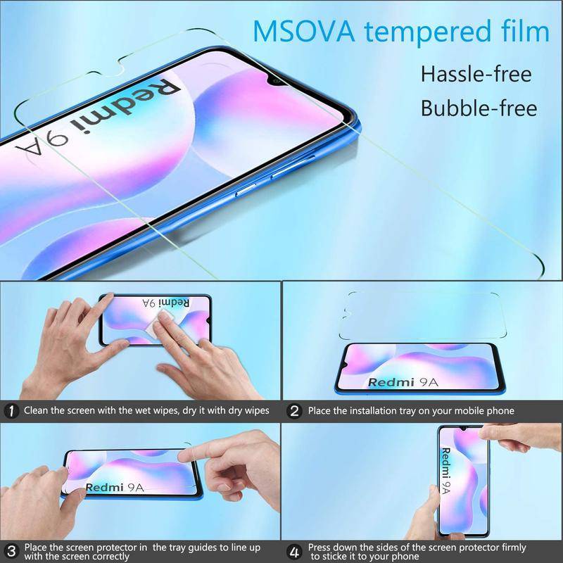 Pelindung Layar Tempered Glass 9H Untuk Xiaomi Mi 11 Lite 11T 10T 9T Pro Poco F4 X4 X3 GT NFC M4 M3 F3 2 3 9 SE Play A2 Lite