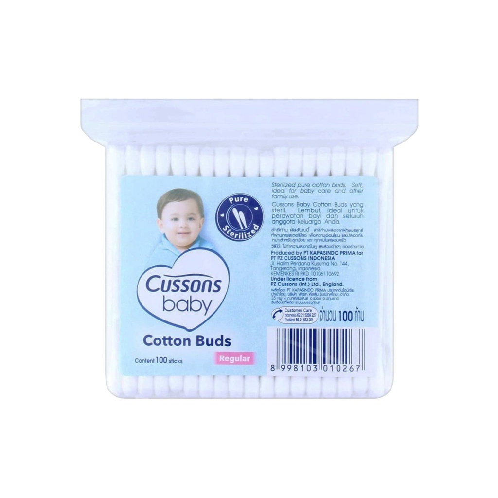 Cussons Cotton Buds Regular 100 Sticks