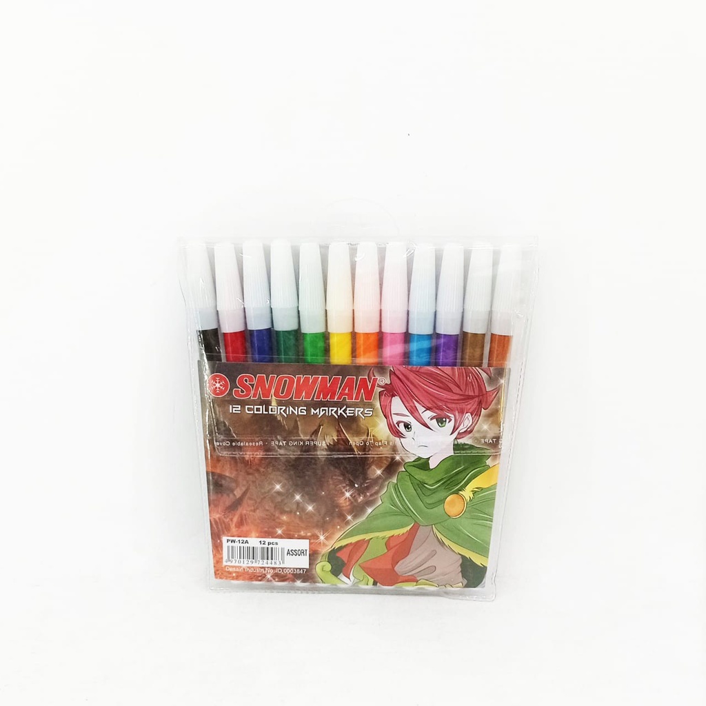 

spidol snowman 12 warna