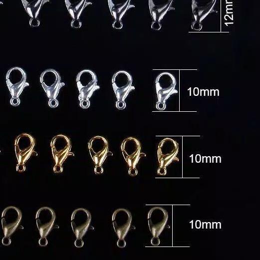 ☃ 50pcs Pengait Udang 12,14,16, 18mm Monel - Kokot Udang 16mm - Kait Udang Monel ❇