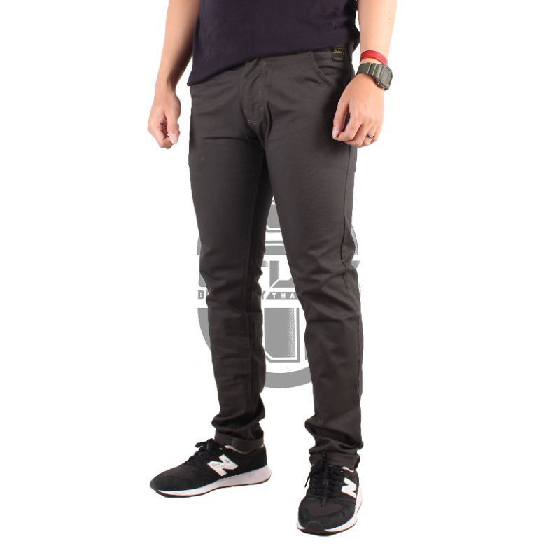 Celana Chino Slim Panjang Pria Celana Chino Ukuran Besar Size:31-38