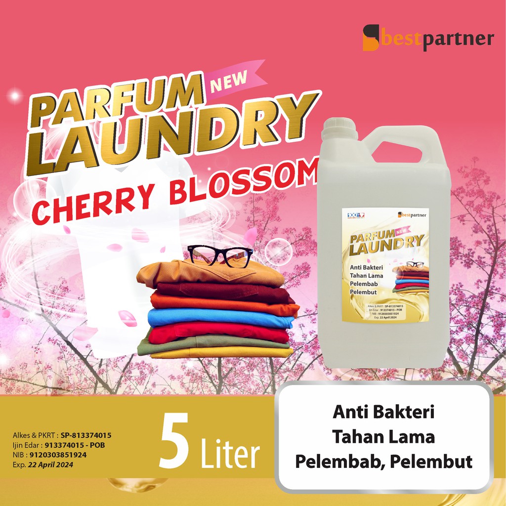 Cherry Blossom - Parfum Laundry Cherry Blossom 5liter (jurigen)