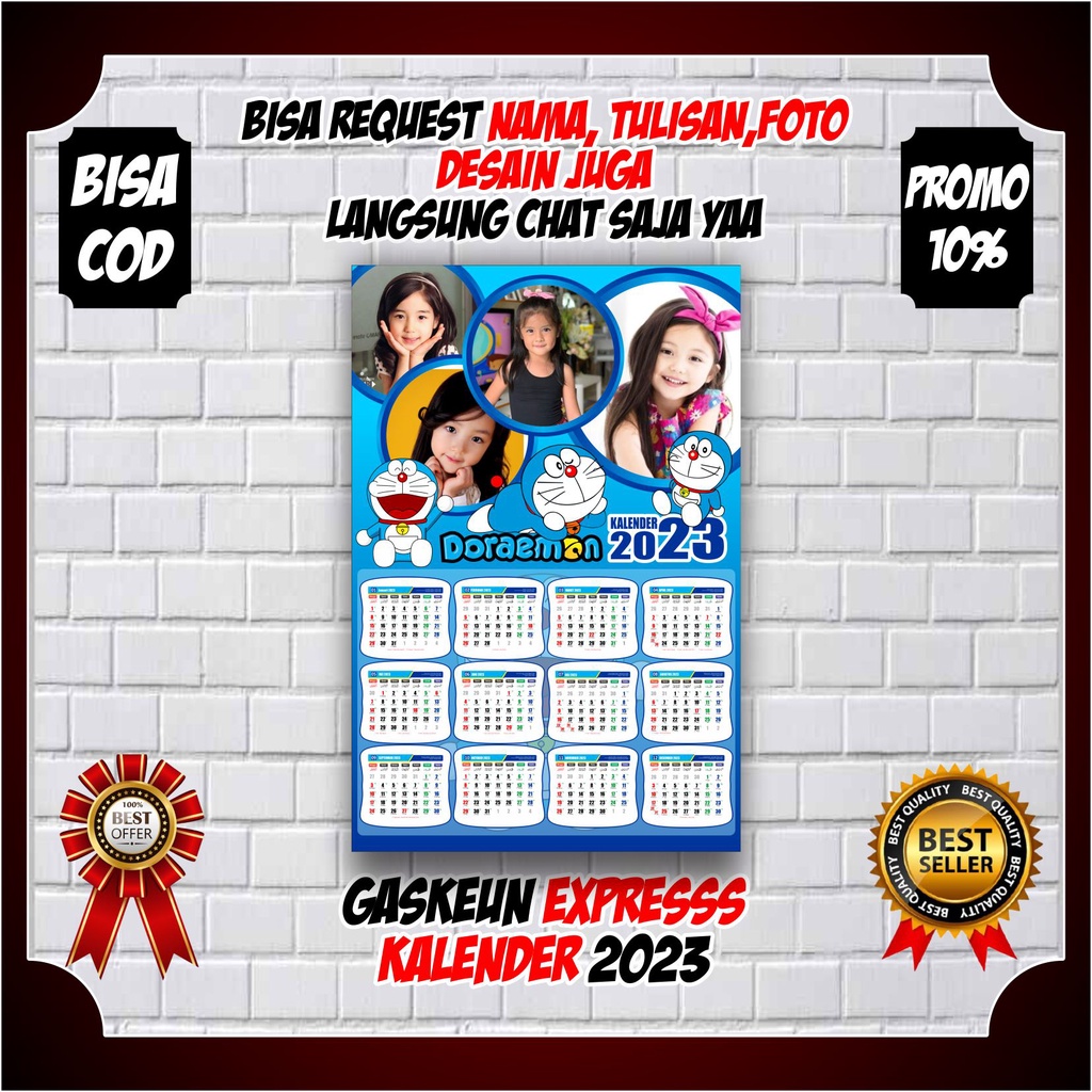 

Cetak Kalender 2023 Custom Desain Foto Anak Anak / Kalender Hijriah 2023 Keren Minimal Order 3 Sampai Lebih