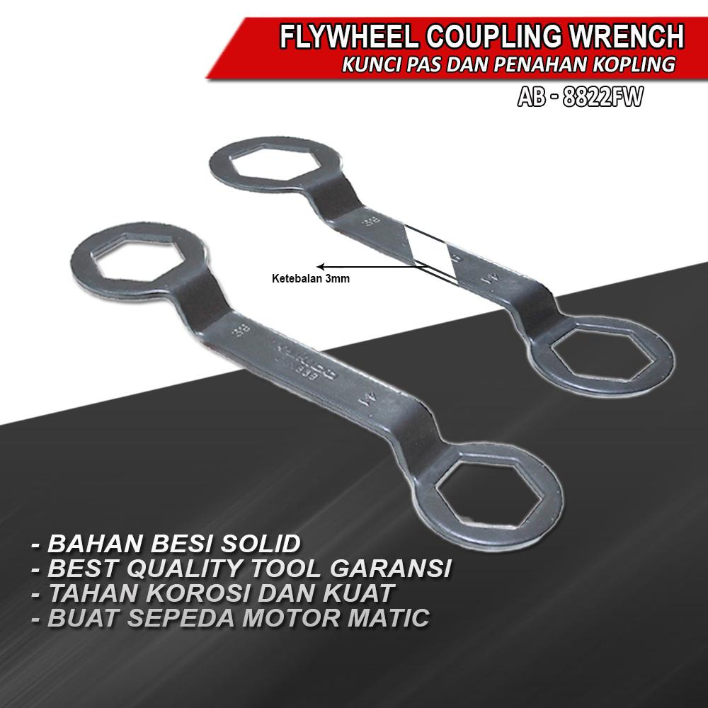 PAKET Treker Cvt YUKIDO+ Kunci Kopling 39 x 41 Tahanan Motor Matic Flying Wheel Plier