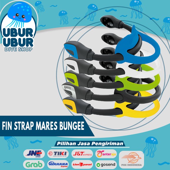 Fin Strap Bungee Mares (Pair) - Replacement Fin Strap Mares