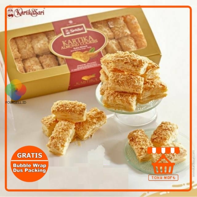 Kartika Sari - Almond Cookies (PACKING AMAN) - Kartikasari Oleh Oleh Bandung Kue Bandung