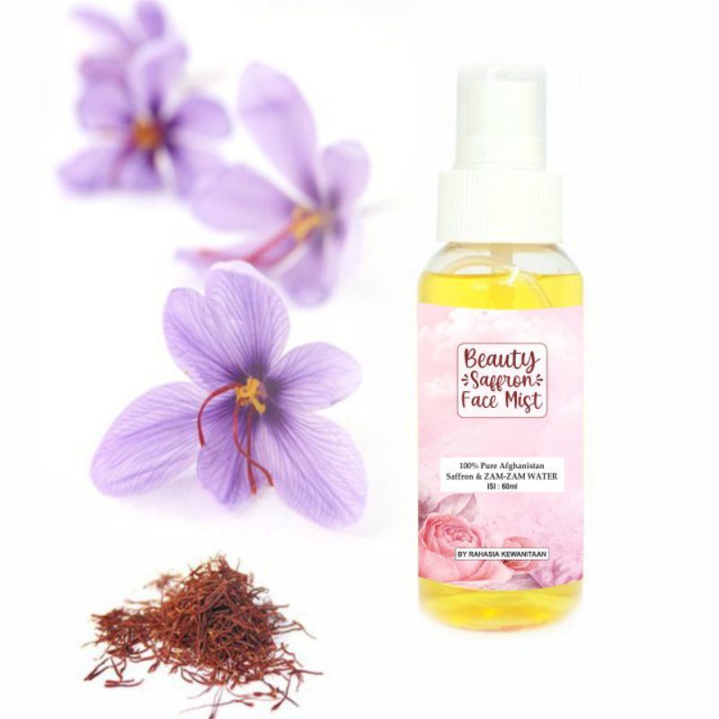 FACE MIST SAFFRON KASHMIR 60ml ll Facemist Saffron Original 60ml