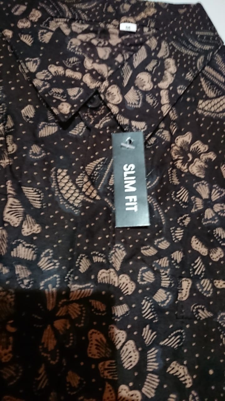 Kemeja Batik Pria Slimfit Lengan Panjang Premium Baju Batik Keren