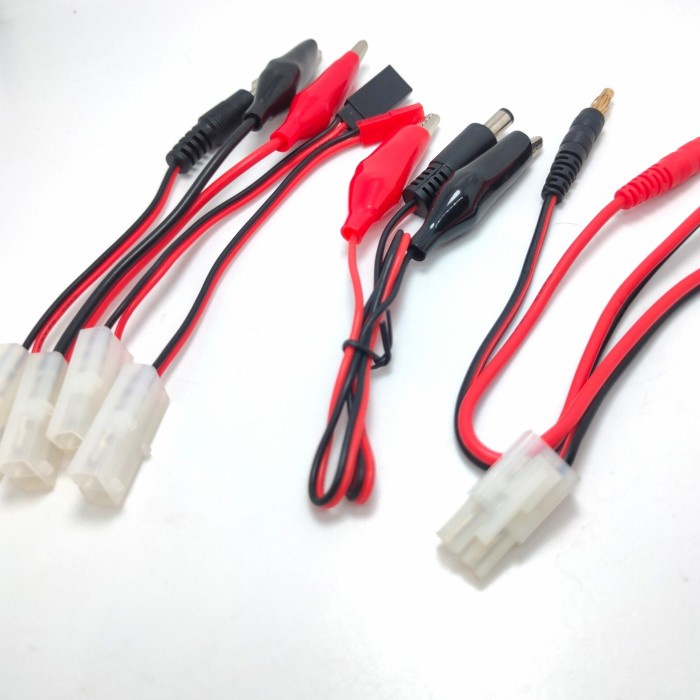 Kabel Big Tamiya Plug Konektor 6pcs JST Crocodile for RC Lipo Charger