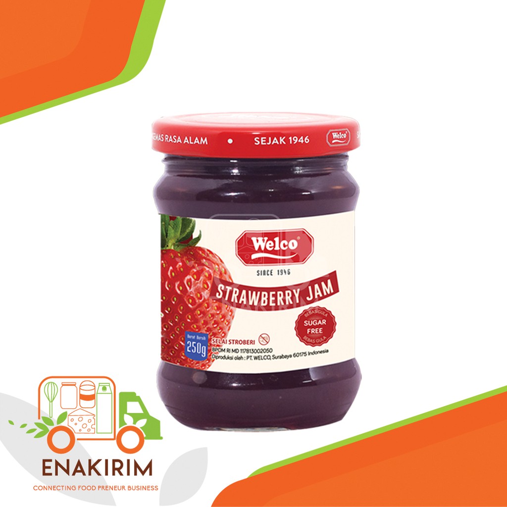 

Welco Strawberry Sugar Free Jam 250 Gr
