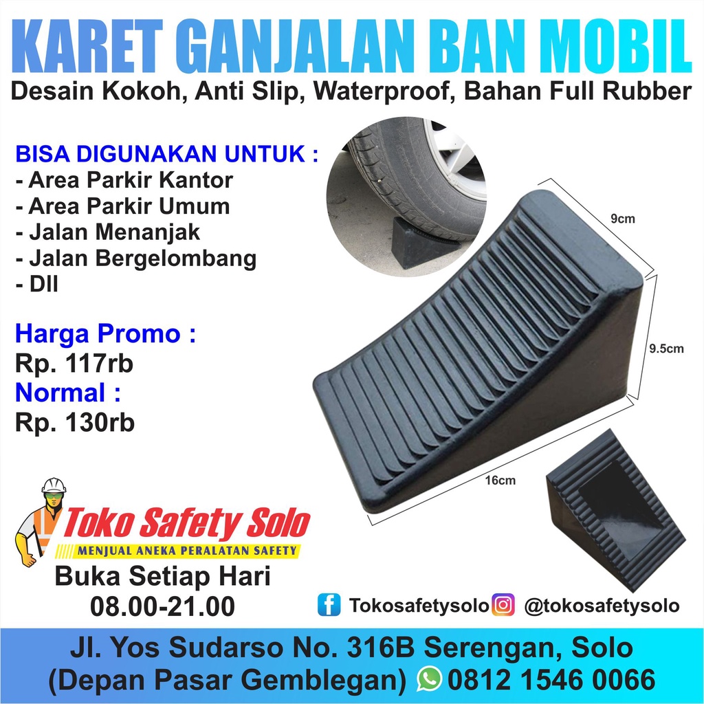 Karet Ganjal Ban Mobil Pengganjal Ban Mobil Truck Truk Bis