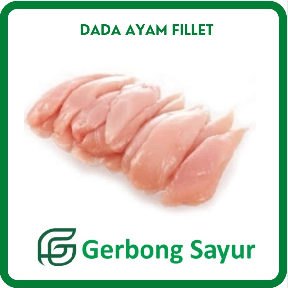 

Dada Ayam Fillet - Ayam Filet Iris Slice - 1 Kg