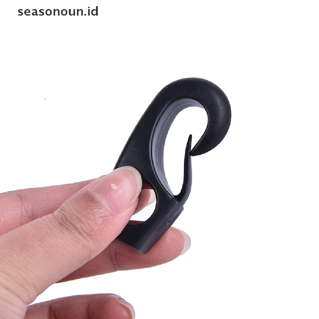(seasonoun) 6pcs Klip Kait Tali Bungee Bahan Nilon Untuk Perahu Kayak
