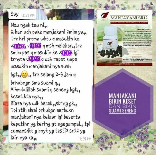 MANJAKANI SR12 - Solusi ampuh masalah keputihan, kapsul untuk program hamil pasutri-3