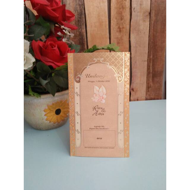 100 Set Undangan Nikah Erba 88132