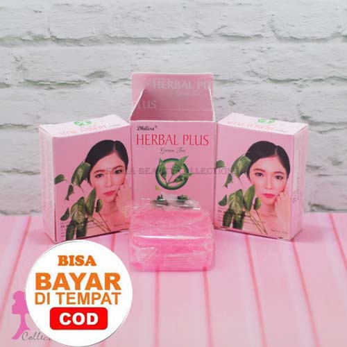 [BPOM] Sabun Herbal Plus Green Tea Dhilisa 55gr