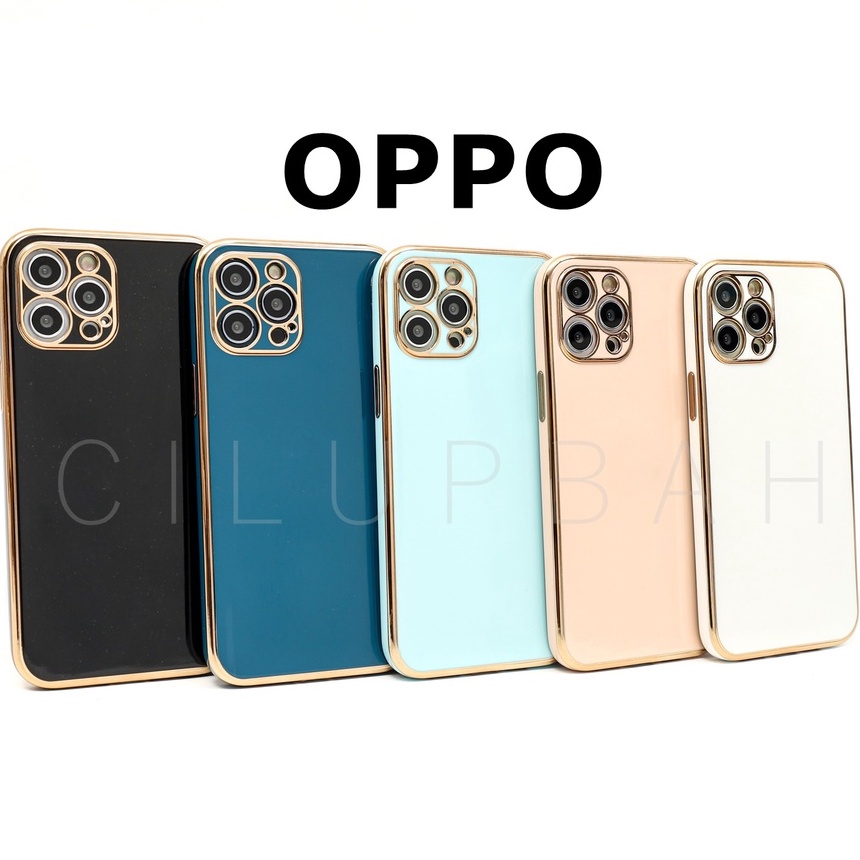 6D Plating List Full Lens Cover Soft Case Oppo (1) A1K A54 A74 A16 A35 A11K A15 A37 A71 A33 2020 A5 2020 A31 2020 A52 RENO4F RENO5F