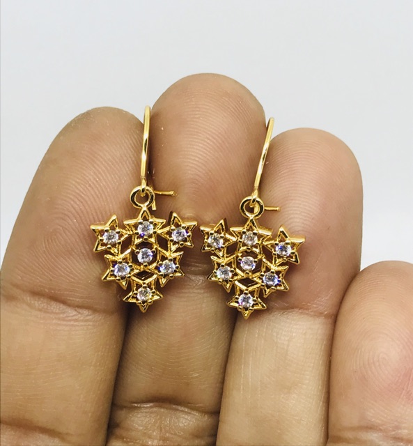 Anting wanita //anting permata model anggur //anting //perhiasan