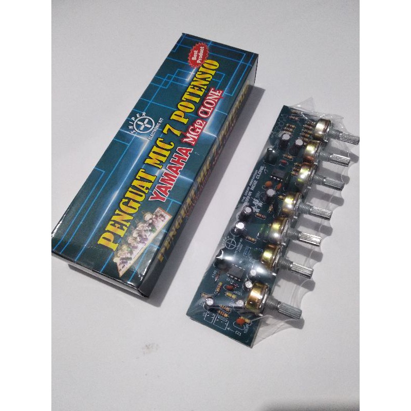Kit mixer 7 potensio kit penguat mic YAMAHA MG12 CLONE