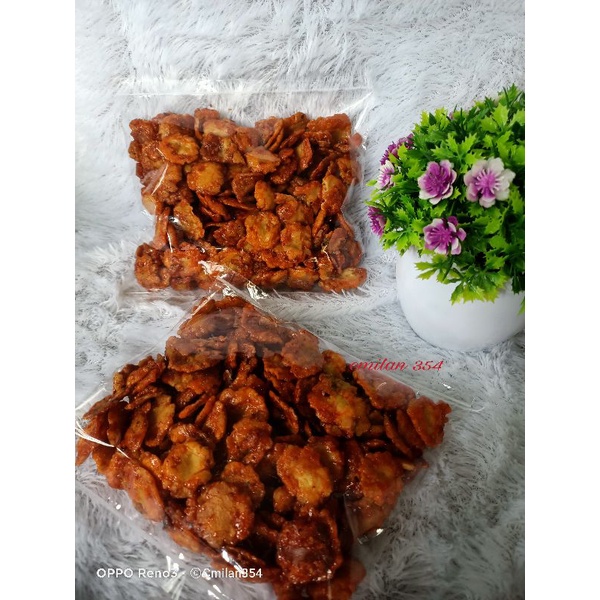 

emping pedas (250 gram) cemilan /makanan ringan snack kiloan jajanan lebaran jajanan jadul