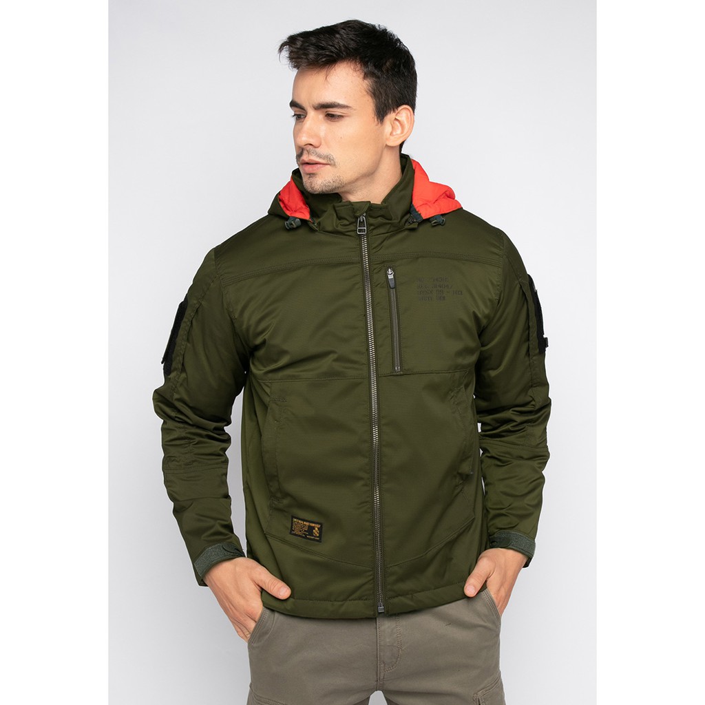 JAKET HOODIE MGEE HUNTER 005 HIJAU
