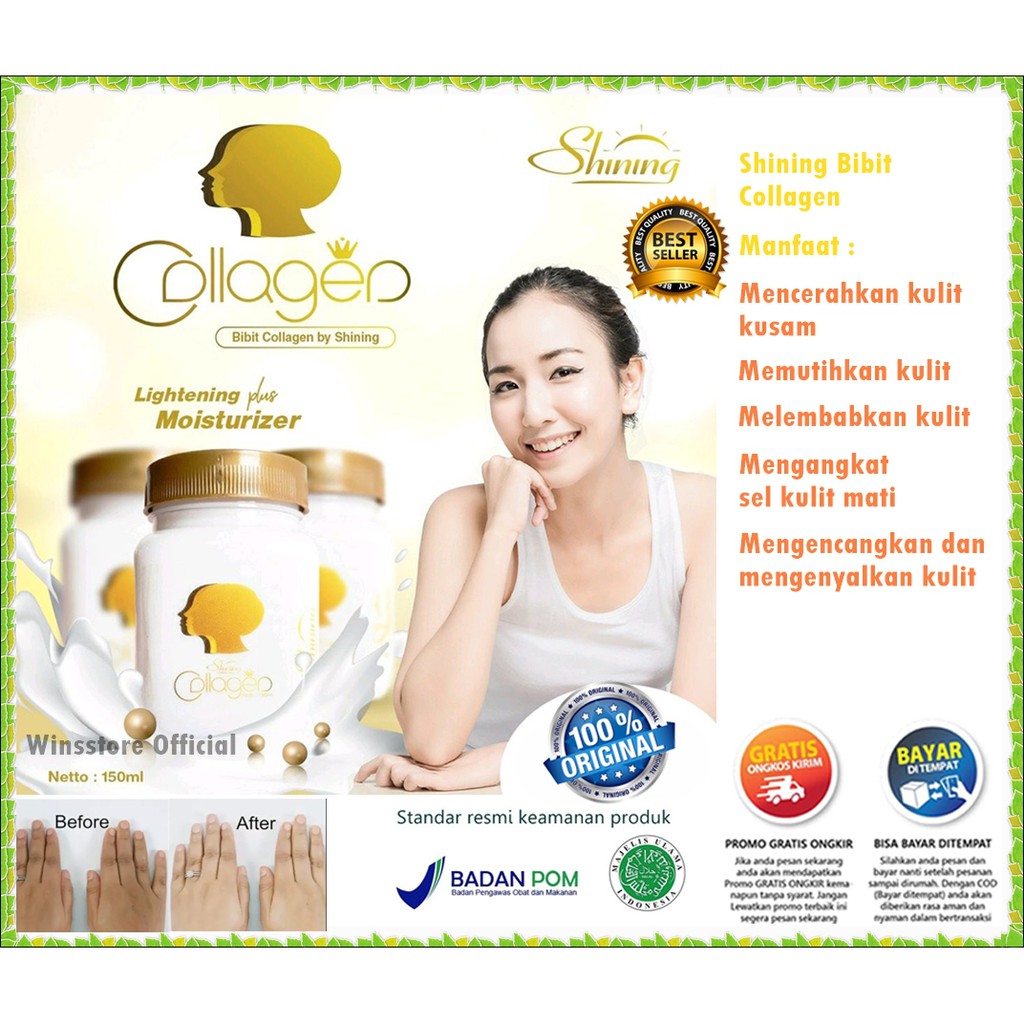 [ORIGINAL] BIBIT PEMUTIH COLLAGEN BODY LOTION BPOM Wajah Putih Seketika Dalam 3 Hari Bisa Dicampur ke Sabun Mandi Masker Wajah Hand Body Lotion BIBIT COLAGEN PEMUTIH BADAN ALAMI AMAN BPOM GARANSI ORIGINAL 100%