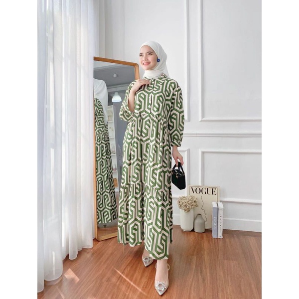 Zara dress ori hd id dailywear / zara dress / gamis murah / gamis premium / daster / daster busui / 