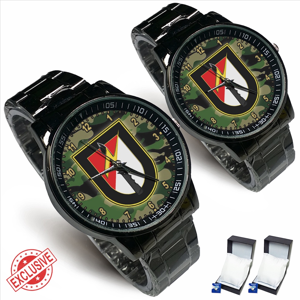 Jam Tangan Rantai Couple TNI AD RAIDER 06 (Special)