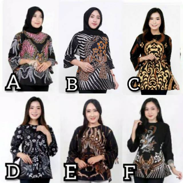 ATASAN BAJU BATIK LADY AVISHA (slim fit)