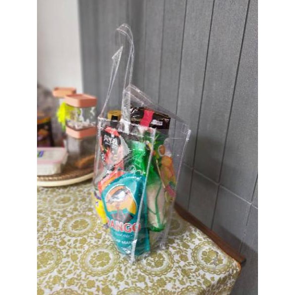 

M90 Full Transparant Goodiebag polos mika➜☯ (Big Sale)