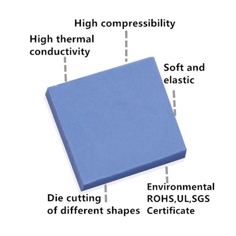 Thermal Pad 10cm x 10cm x 1mm CPU VGA Processor High Quality