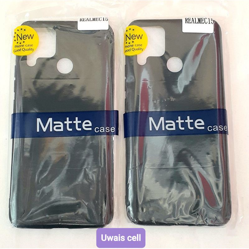 Black matte Blackmatte case polos hitam Realme C1 C2 C11 C15 C20 C21Y C25Y 2 3 3pro 5 5i 5pro 6 6pro 7 7pro 7i XT pro narzo 20 30a