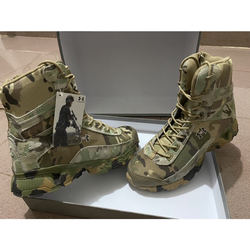 under armour black boots mens