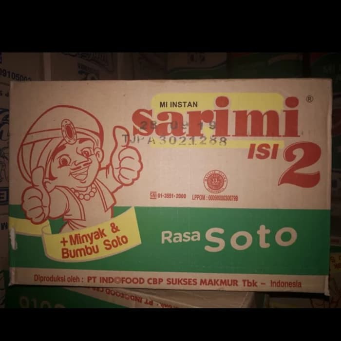 

Sarimi Rasa Soto Isi 2 Mie Instan 1 DUS 24 BKS