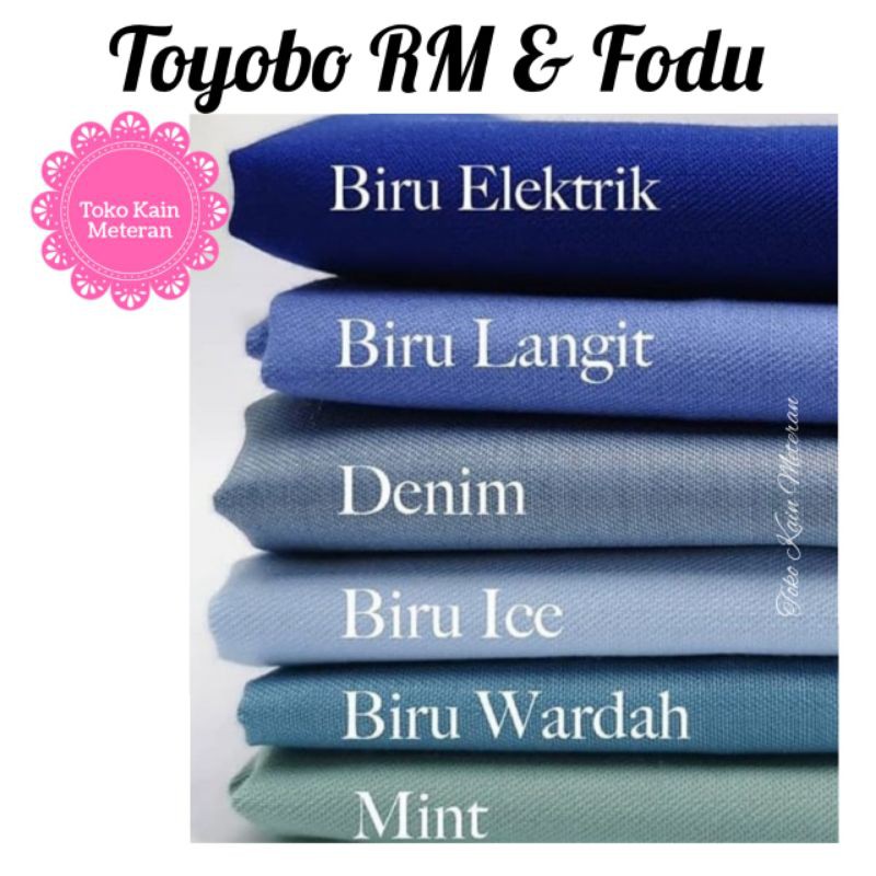 KAIN KATUN TOYOBO FODU ROYAL MIX PREMIUM JAPAN ini