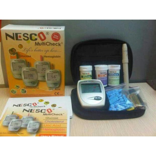 

Nesco Multicheck / Alat Tes Gula Darah / Kolestrol / Asam Urat