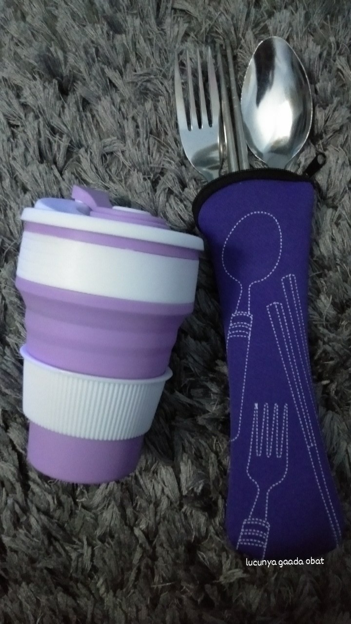 Sendok Set Travel Portable Murah Praktis