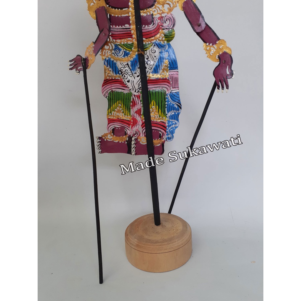 Kerajinan wayang kulit Gatotkaca Gatotkoco ukir bali Hiasan Handmade