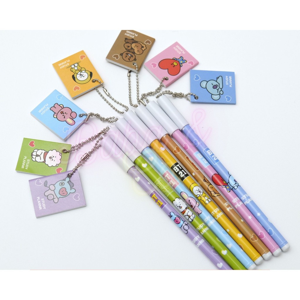 PULPEN GEL NOTEBOOK ADA GANTUNGAN NOTEBOOK PULPEN PULPEN UNIK PULPEN KARAKTER LUCU BISA COD-2