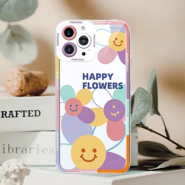 Soft Case Silikon TPU Transparan Shockproof Cover IPhone 14 13 12 11 Pro X XR XS Max SE 6 6S 7 8 Plus