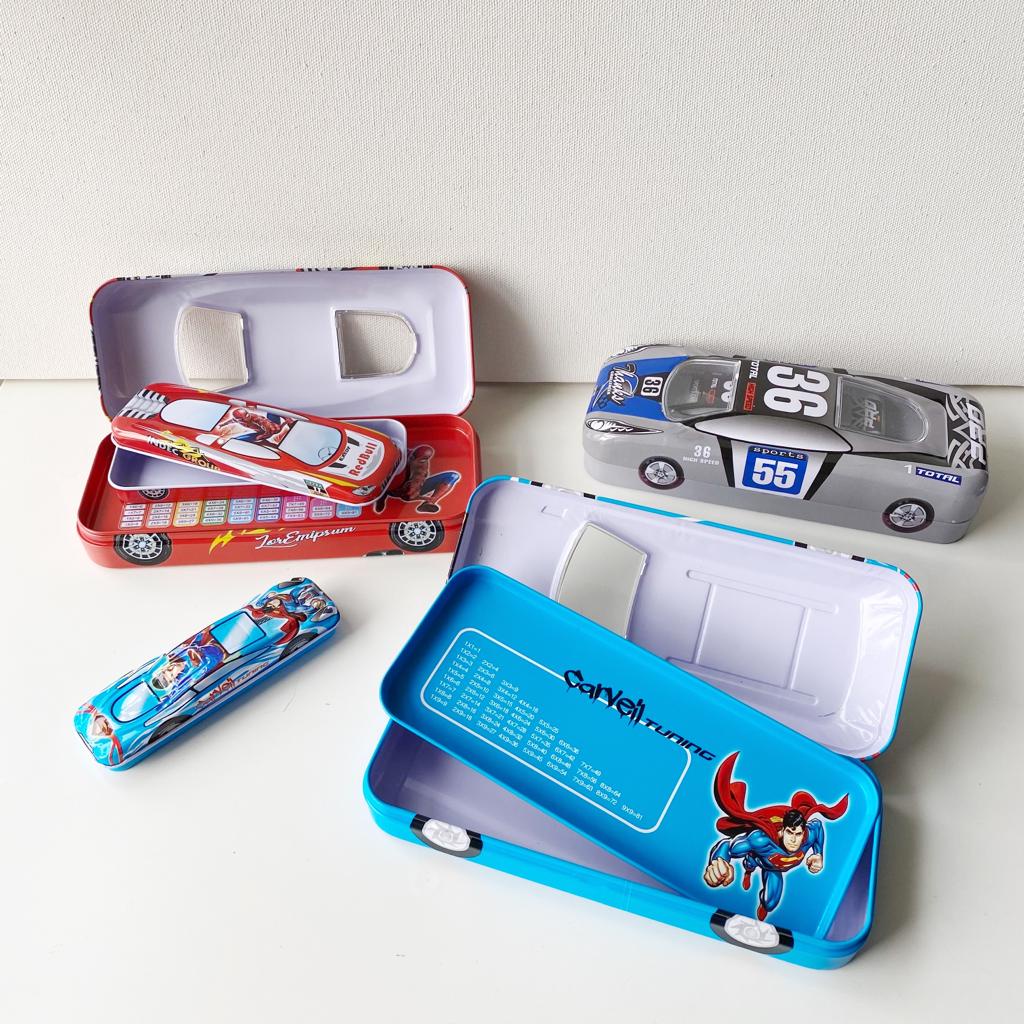 

SOS Kotak Pensil Kaleng mobil+anak 8.5x21 / Tempat Pensil / Pencil Case/Tepak