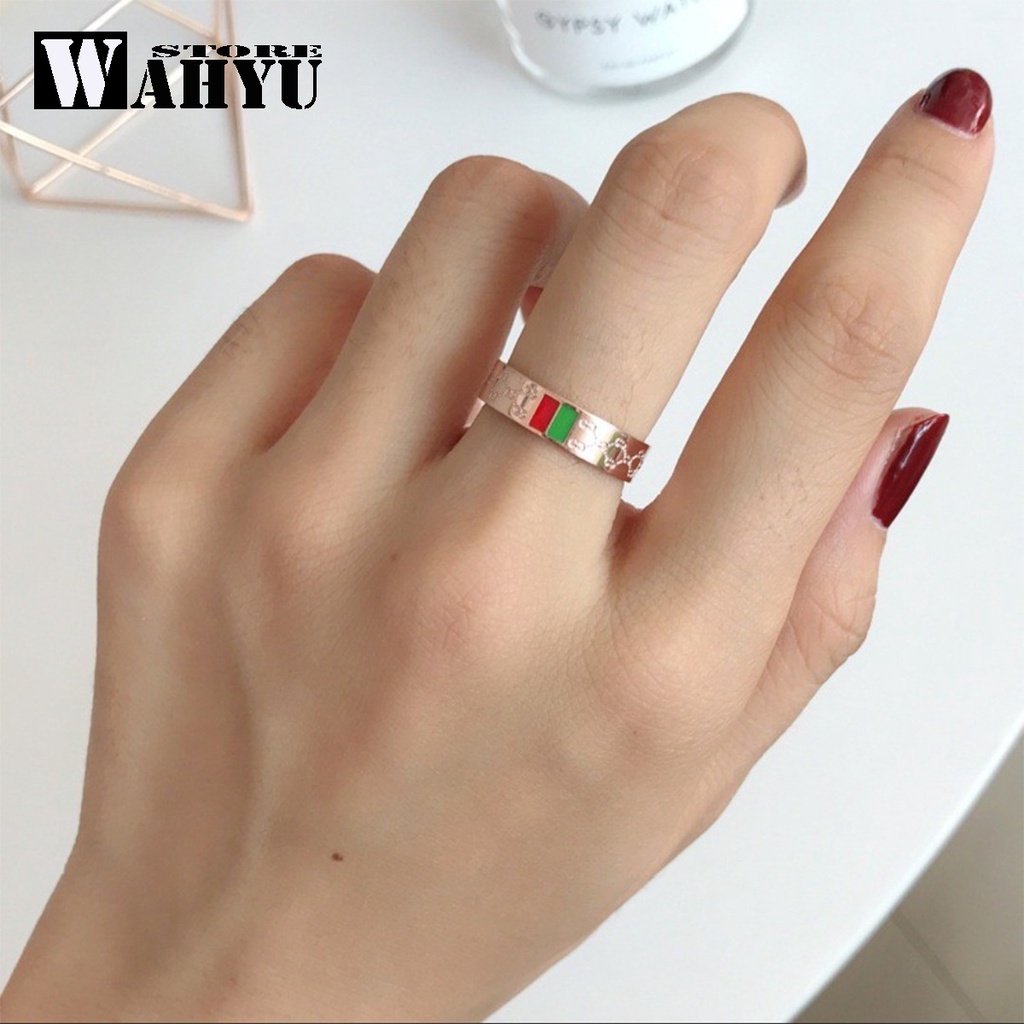 Cincin Titanium / Cincin Titanium Martin Gold / Cincin Gold Pria / Wanita