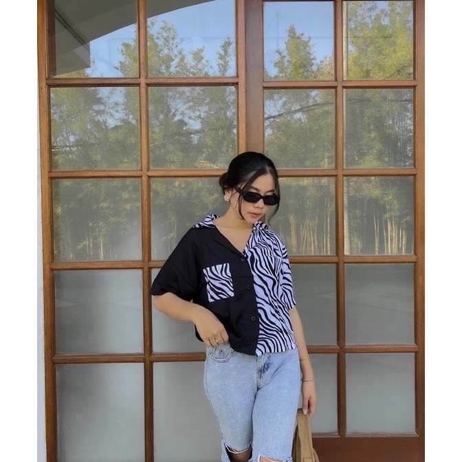 KEMEJA TWO TONE  // BEST SELLER