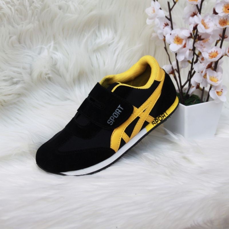 Sepatu Sneakers Anak Laki Laki Cowok Pria Cewek Wanita Perempuan Umur 1 2 3 4 5 6 7 Tahun Sekolah Import Murah Fashion