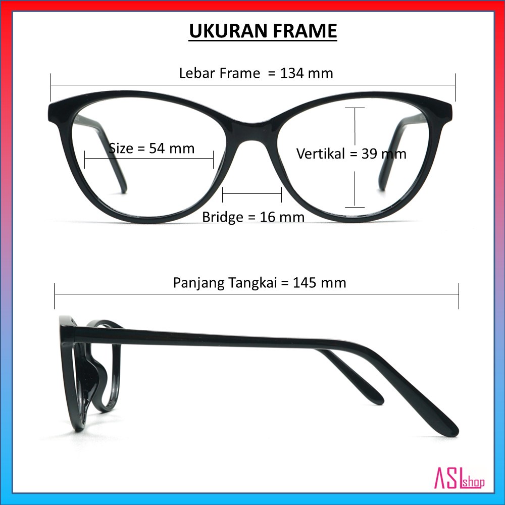 FRAME KACAMATA MINUS (ID 1056) + LENSA BLUERAY DAN PHOTOCROMIC